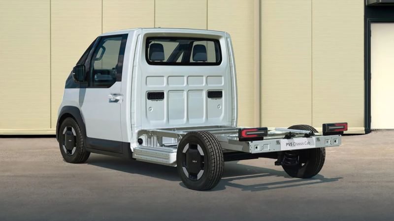 Kia PV5 Chassis Offers a Base for Tippers, Box Vans, Food Trucks and Campers