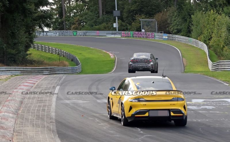 BMW M3 EV Lays Down 11s While Trying To Shake Xiaomi At The Nürburgring