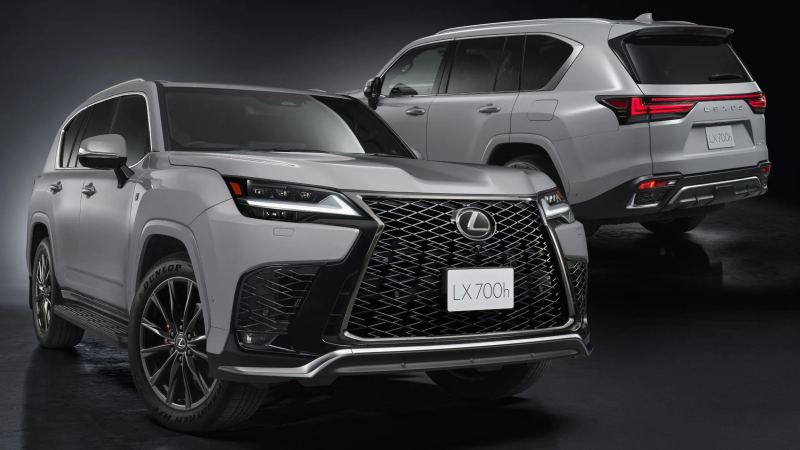 Lexus LX Gains F Sport Trim and Chassis Revisions in Japan