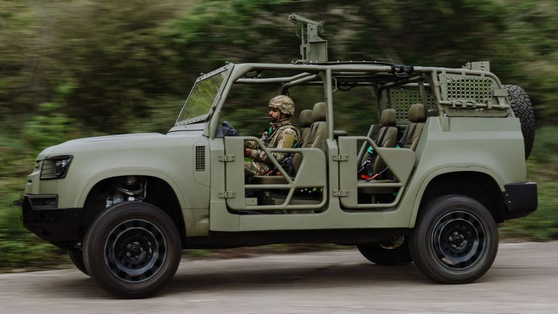 Land Rover Pitches Defender Wolf Series II for UK and NATO Military Contracts