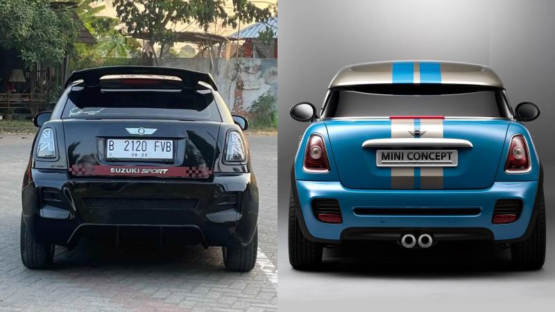 This Mini Coupe Replica Started Life as a Suzuki Swift