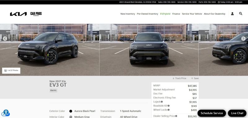 Kia EV3 Buyers Face Steep Dealer Markups and Costly Add-Ons